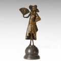 Классическая фигура Статуя Fan Senhora Бронзовая скульптура TPE-326A / B